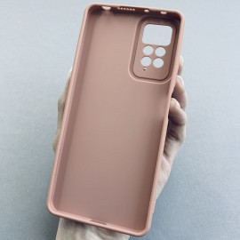 Husa spate fara logo pentru Redmi Note 11 Pro Cafeniu-deschis