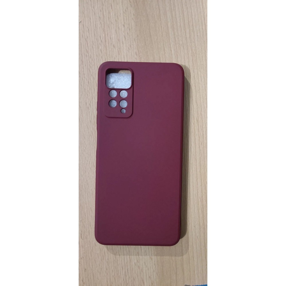Husa spate fara logo pentru Redmi Note 11 Pro Bordo-închis