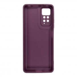 Husa spate fara logo pentru Redmi Note 11 Pro Bordo-închis