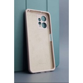 Husă spate cu logo pentru Redmi Note 12 4G Cafenie