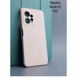 Husă spate cu logo pentru Redmi Note 12 4G Cafenie