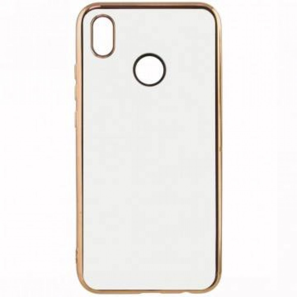Husa Din Silicon Policarbonată Transparentă Redmi Note 5 Pro Aurie