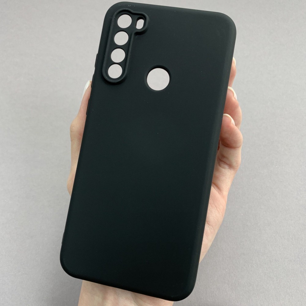Husă spate fara logo pentru Redmi Note 8 Neagră