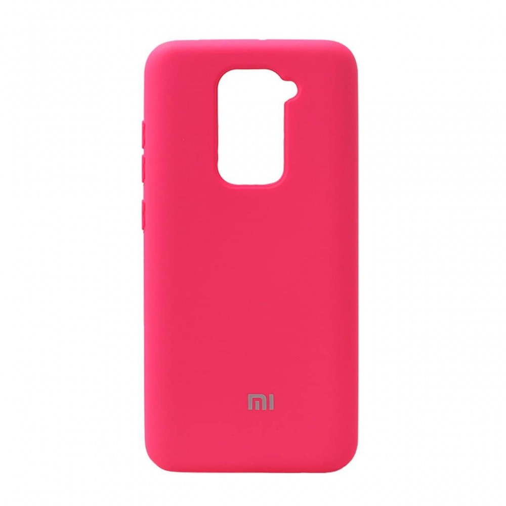 Husă spate cu logo pentru Redmi Note 9/Redmi 10X 4G Roz-închis