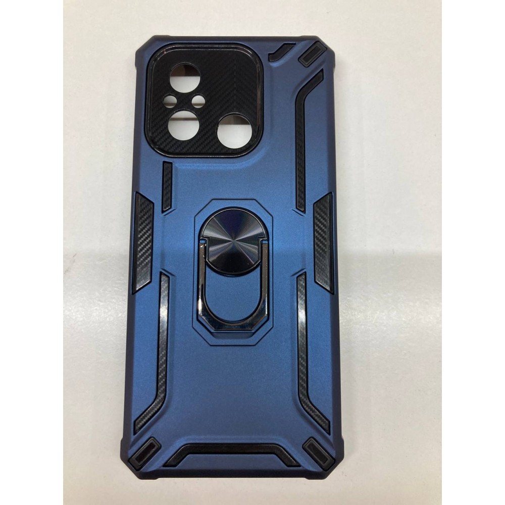 Husa de protecție cu suport magnetic pentru Redmi-12C Albastră