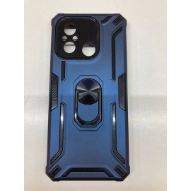 Husa de protecție cu suport magnetic pentru Redmi-12C Albastră