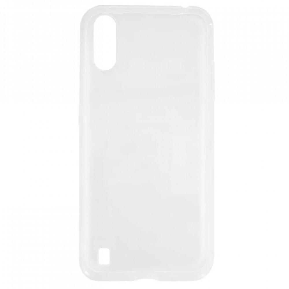 Husă spate fără logo pentru Samsung Galaxy A01 Transparenta