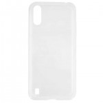Husă spate fără logo pentru Samsung Galaxy A01 Transparenta
