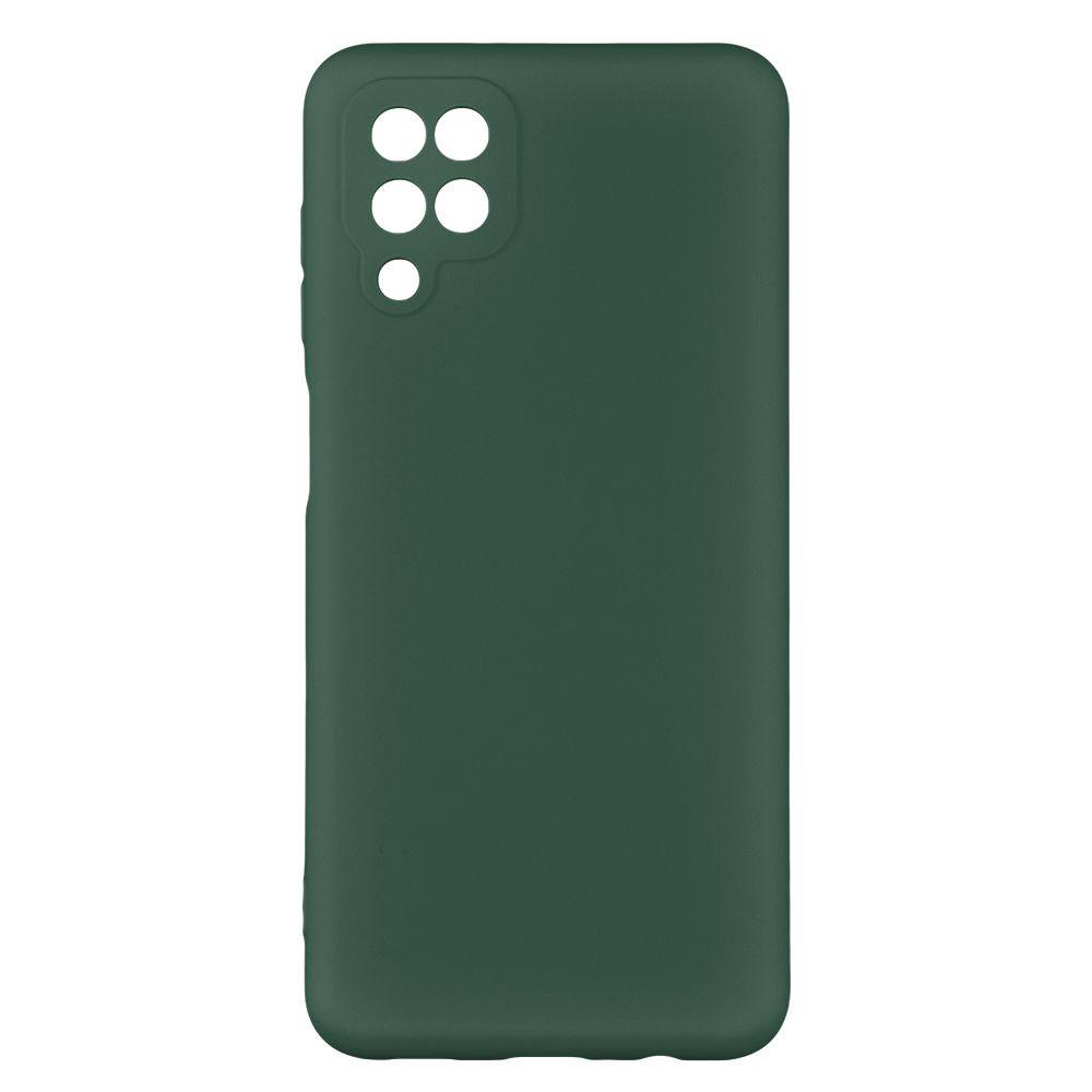 Husă spate fara logo pentru Samsung Galaxy A12 Verde-închis