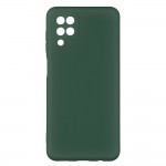 Husă spate fara logo pentru Samsung Galaxy A12 Verde-închis