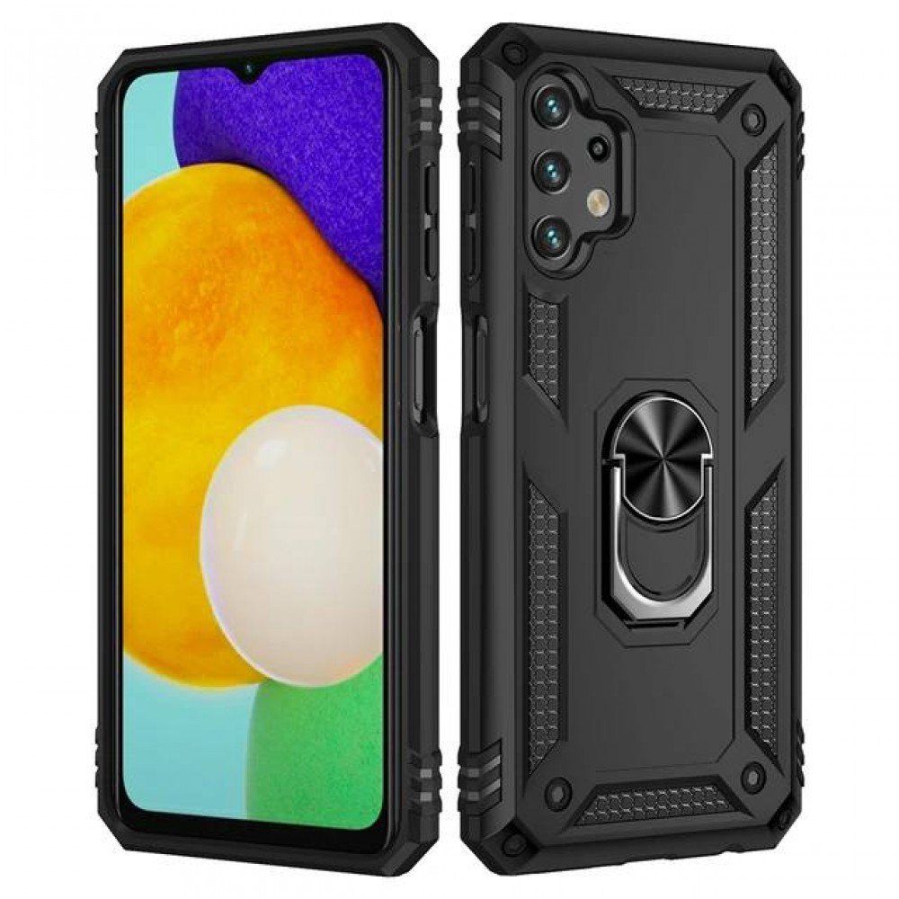 Husă protecție cu suport magnetic pentru Samsung Galaxy A13 4G Neagră