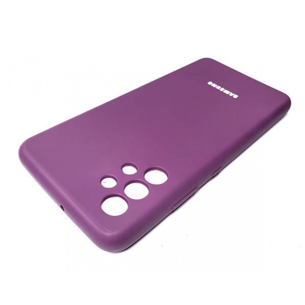 Husa spate cu logo pentru Samsung Galaxy A13 4G Violeta