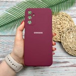 Husă spate cu logo pentru Samsung Galaxy A14 Bordo