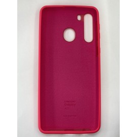 Husă Spate Samsung Galaxy A21 Roz cu Logo