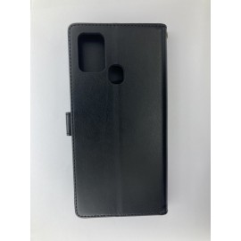 Husă Carte Neagră pentru Samsung Galaxy A21s