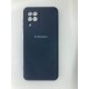 Husă Spate Samsung Galaxy A22 4G Albastru-închis cu Logo