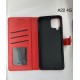 Husă Carte Samsung Galaxy A22 4G Roșie