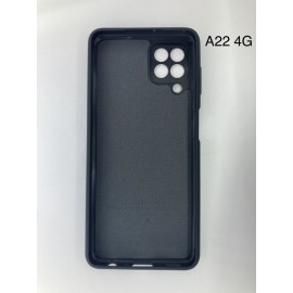 Husă Spate Neagră cu Logo pentru Samsung Galaxy A22 4G