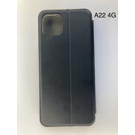 Husă Flip Cover Neagră pentru Samsung Galaxy A22 4G