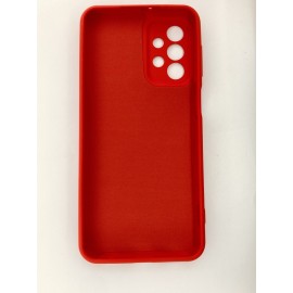 Husă silicon cu microfibră roșie pentru Samsung Galaxy A23 4G