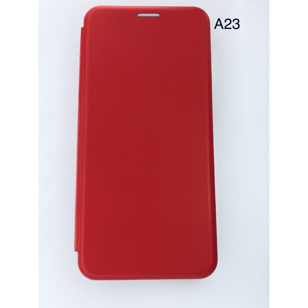 Husă Flip Cover roșie pentru Samsung Galaxy A23 4G cu magnet
