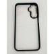Husă Silicon Policarbonat Transparentă Neagră Samsung Galaxy A24 4G