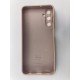 Husă Spate Samsung Galaxy A24 4G Cafeniu-deschis cu Logo