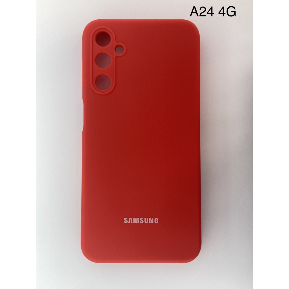 Husă Spate Samsung Galaxy A24 4G cu Logo Roșie