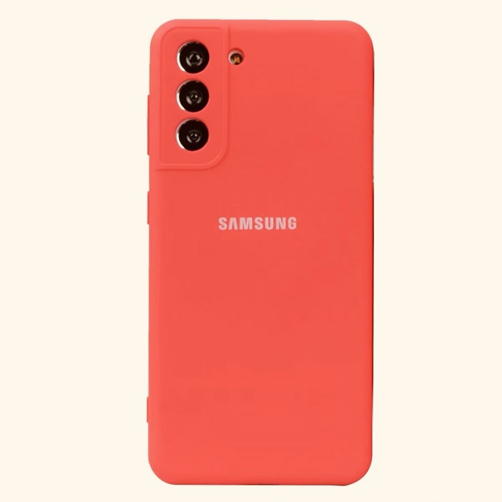 Husa spate cu logo pentru Samsung Galaxy A24 Orange