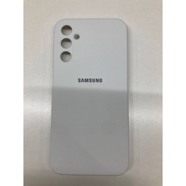 Husa spate cu logo pentru Samsung Galaxy A24 Albă