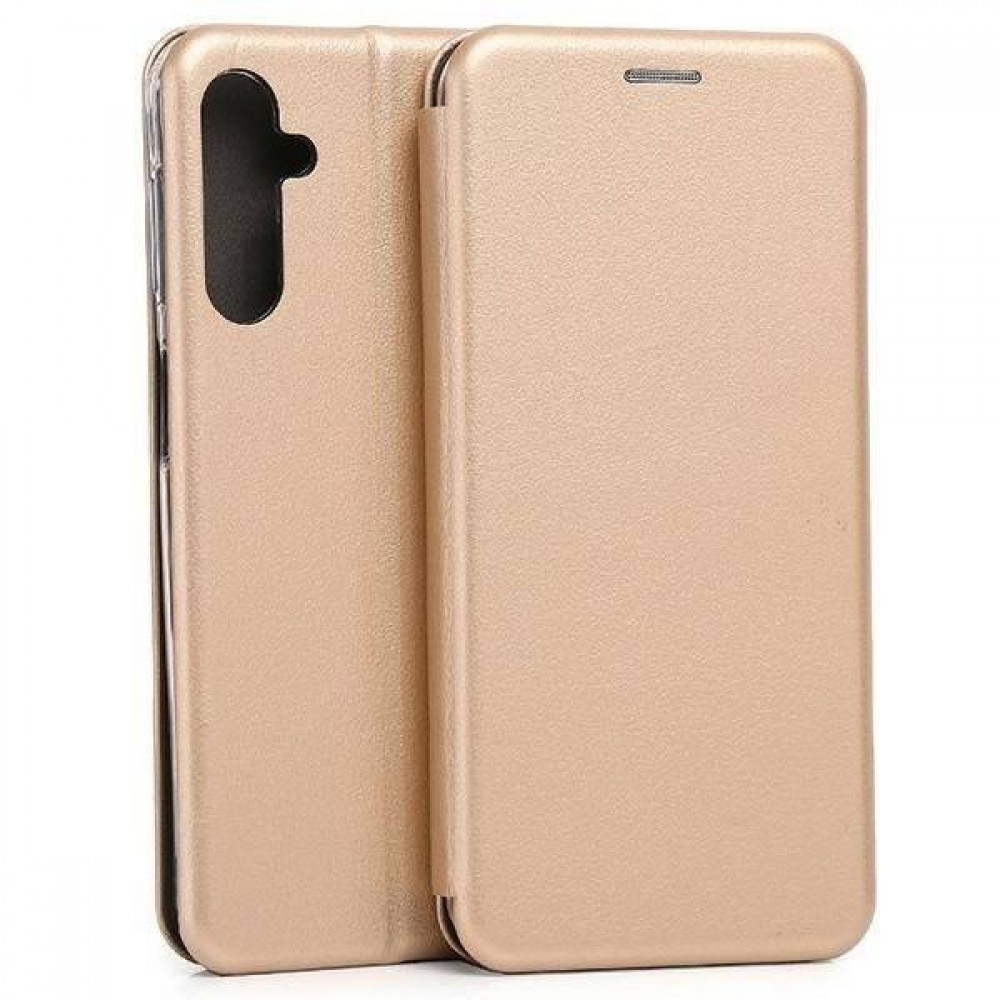 Husă carte pentru Samsung Galaxy A25 Aurie