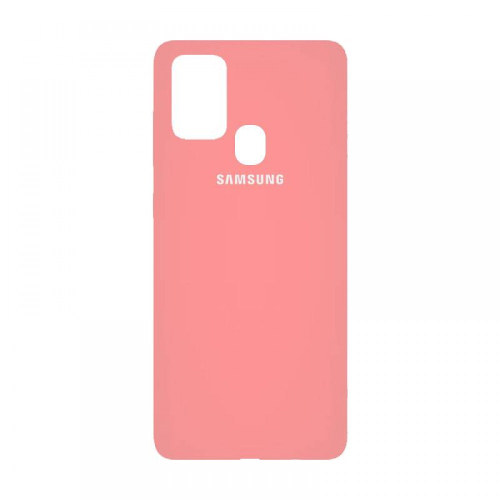 Husă spate cu logo pentru Samsung Galaxy M30s Roz