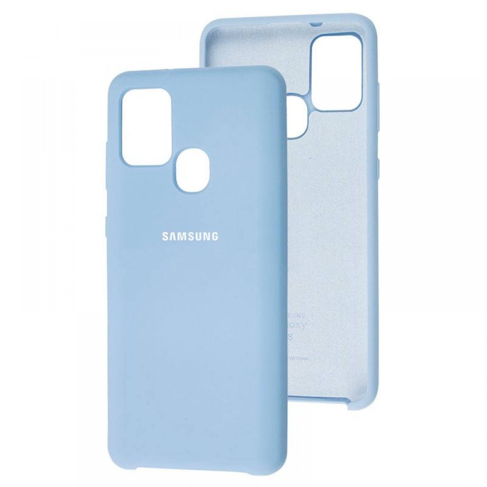 Husă spate cu logo pentru Samsung Galaxy M30s Albastră