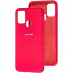 Husă spate cu logo pentru Samsung Galaxy M31 Roz
