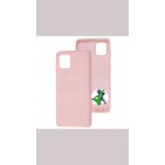 Husă spate cu logo pentru Samsung Galaxy M31s Roz