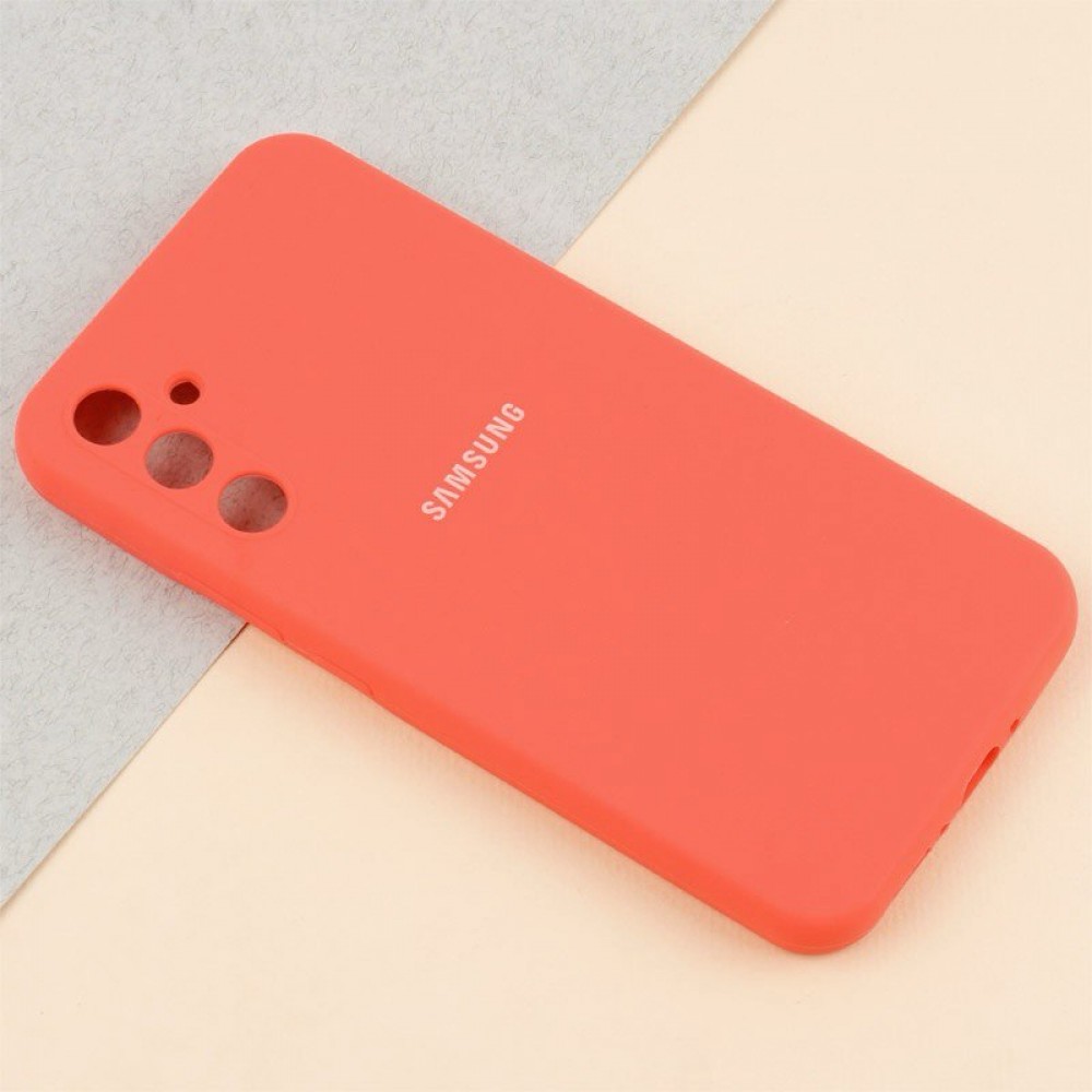 Husă spate cu logo pentru Samsung Galaxy M34 Roz-deschis