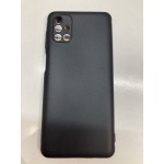 Husă spate fără logo pentru Samsung Galaxy M51 Neagră