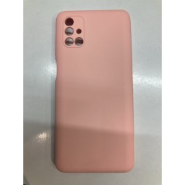 Husă spate fără logo pentru Samsung Galaxy M51 Roz-deschis