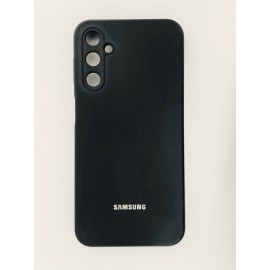 Husă spate cu logo pentru Samsung Galaxy M52 Neagră