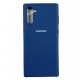 Husa spate cu logo pentru Samsung Galaxy Note 10 Albastru-închis