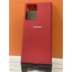 Husa spate cu logo pentru Samsung Galaxy Note 20 Ultra Roșie