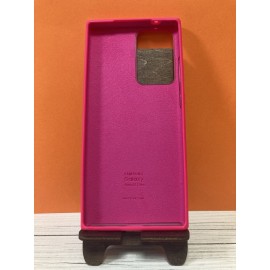 Husa spate cu logo pentru Samsung Galaxy Note 20 Ultra Roz