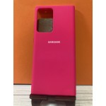 Husa spate cu logo pentru Samsung Galaxy Note 20 Ultra Roz