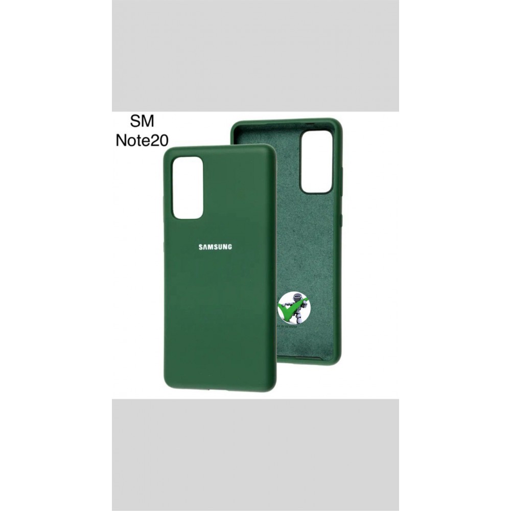 Husa spate cu logo pentru Samsung Galaxy Note 20 Verde