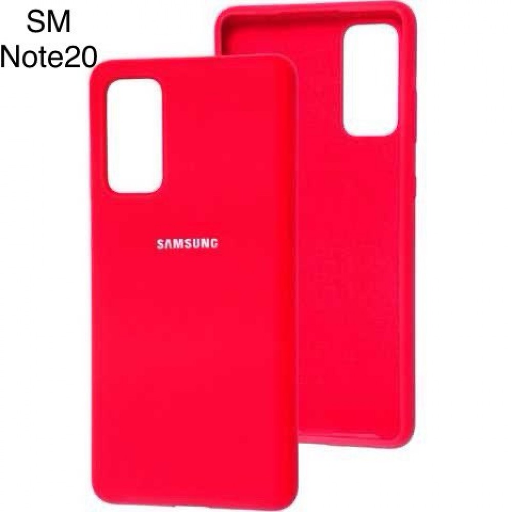 Husa spate cu logo pentru Samsung Galaxy Note 20 Rosie