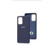 Husa spate cu logo pentru Samsung Galaxy Note 20 Albastru-închis