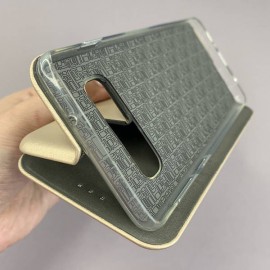 Husă carte pentru Samsung Galaxy S10 Aurie