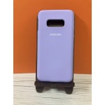 Husa spate cu logo pentru Samsung Galaxy S10e Violet-deschis