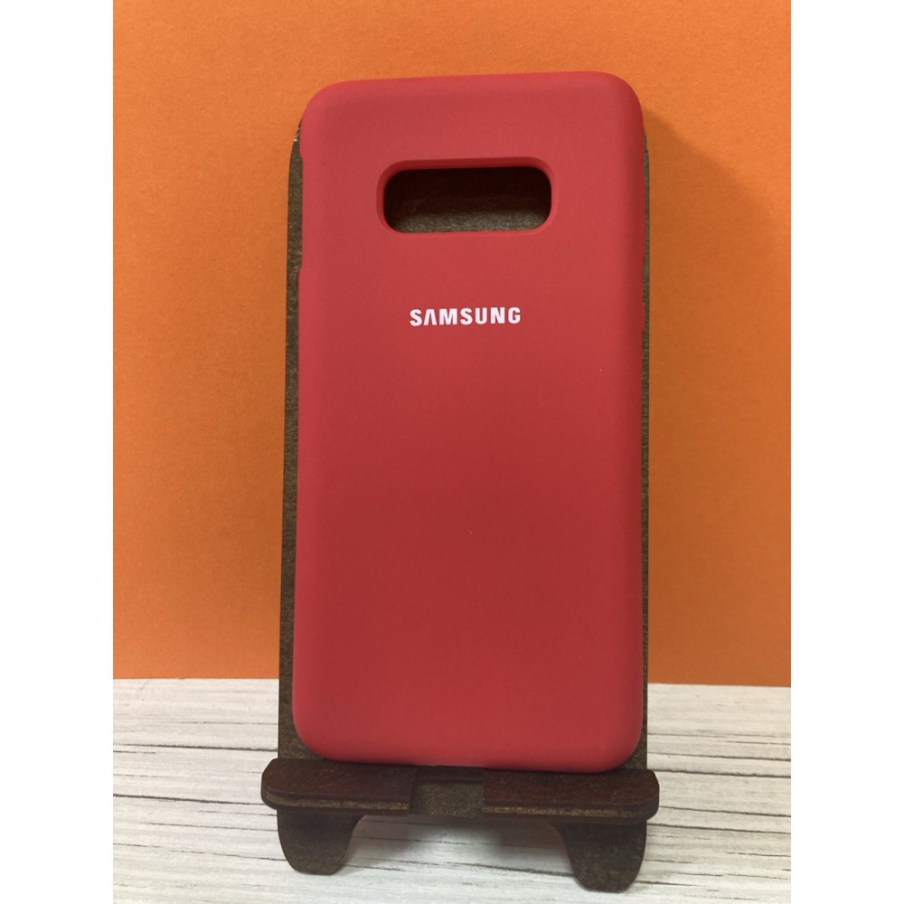 Husa spate cu logo pentru Samsung Galaxy S10e Roșie