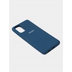 Husa spate cu logo pentru Samsung Galaxy S11/S20 Plus Albastră